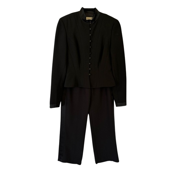 KAY UNGER Black Pantsuit - Picture 4 of 10